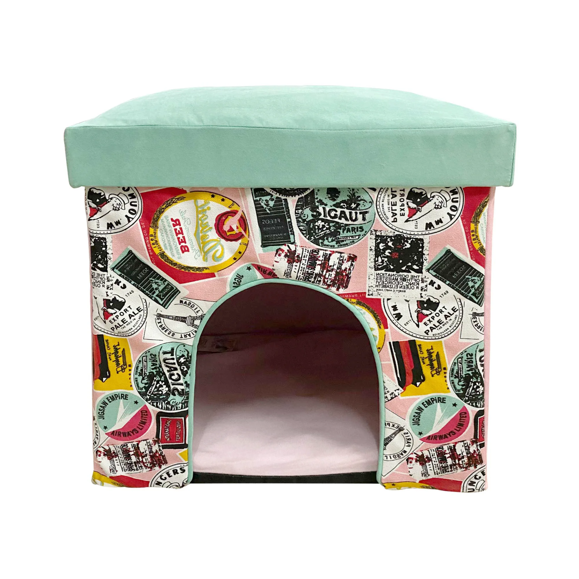 

The Punk restoring ancient ways Lake blue design cute non-slip dogs cats pets bed house nest