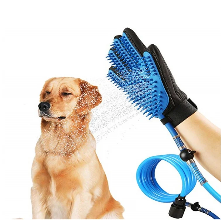 Factory Selling Directly Pet Bathing Kit Products Dog Grooming Gloves