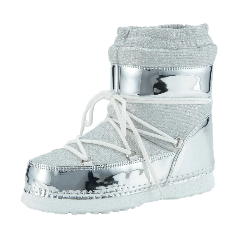 

2020 winter the main color silver beautiful and thermal walking on the street attract attention moon boots for women, Customized color