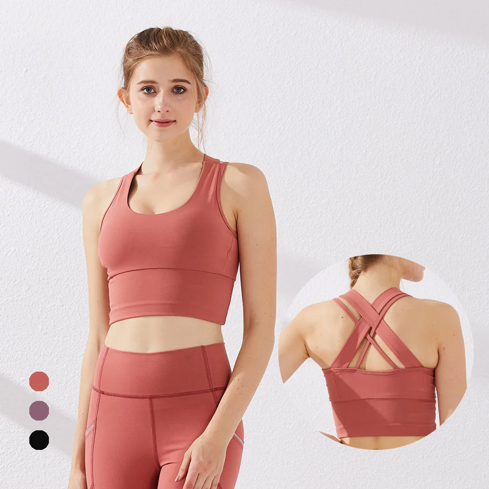 

Hot Sale Backless Design Sport Bra Yoga Breathable Sport Bra Top Fitness for Women