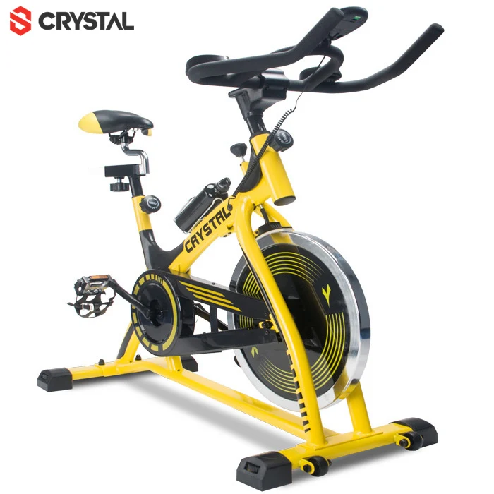 

SJ-3373 Fitness Indoor Gym Cycle Bicycle Magnetic Fitness Equipment Spin Bike for Home Use, Yellow&sliver,customized