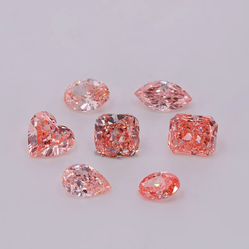 

Lab Diamond IGI Certificate Pink Color lab created Diamond Loose HPHT CVD lab grown diamond