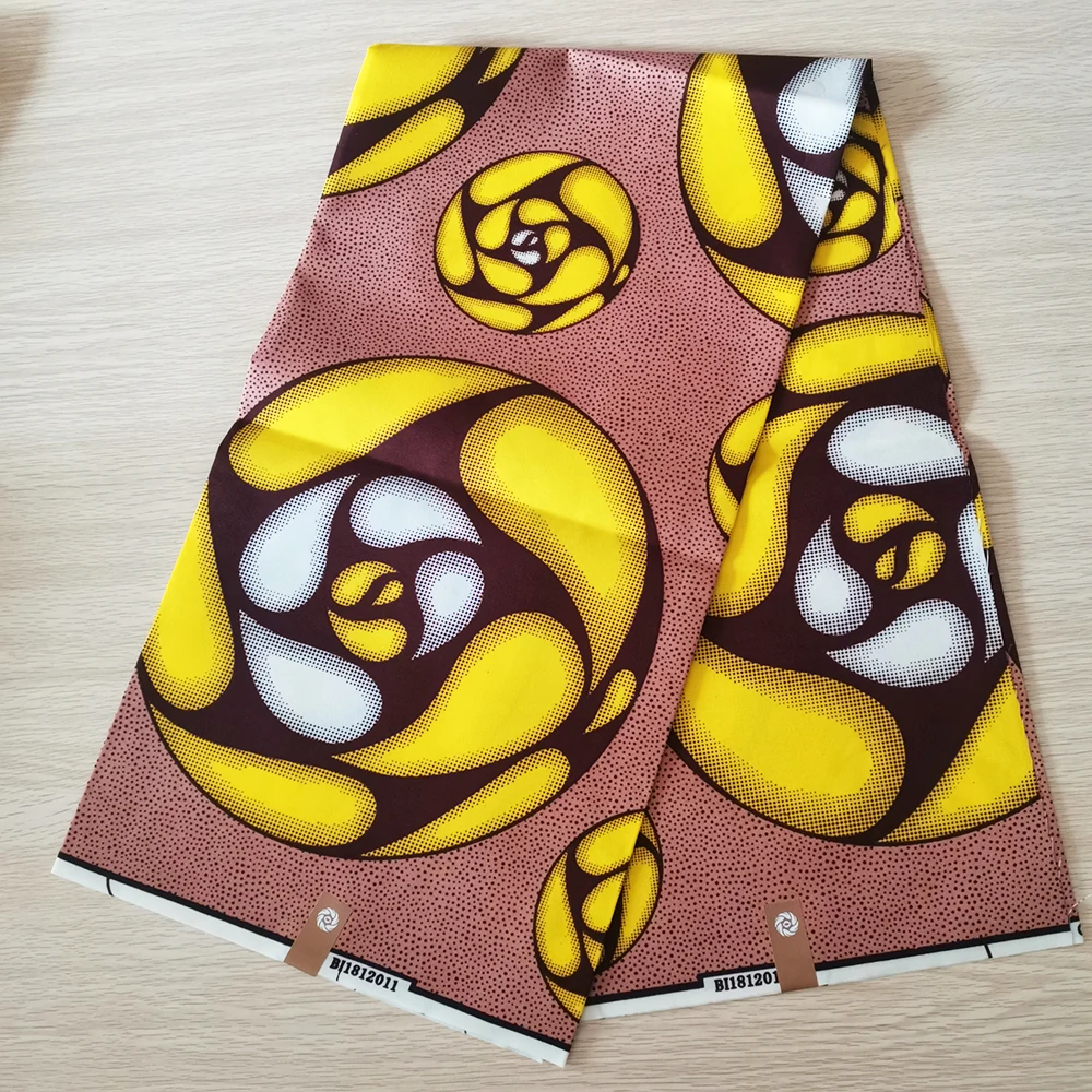
Polyester wax print fabric African wax 