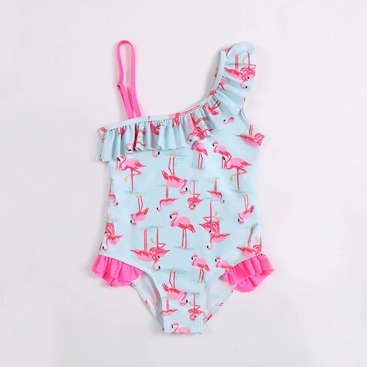 

Cute Kid One Piece Bikini Swimwear Printed Kids Fashion Swimwear, Picture
