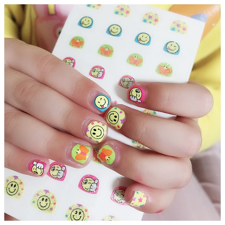 

Factory supply! Beauty sticker Cute Nail Art Patch Sticker On Kids Teenage Girls