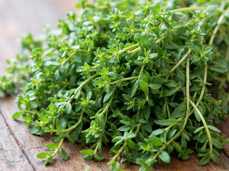 Thyme Flavor Profile: Earthy, Minty & Subtly Lemon Notes