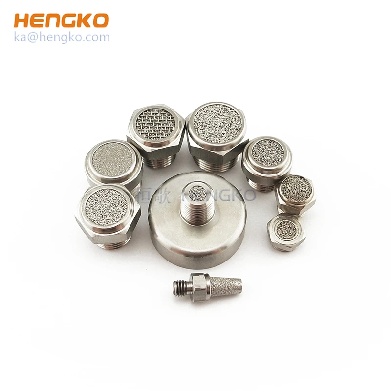 
sintered Brass stainless steel flat-top muffler 