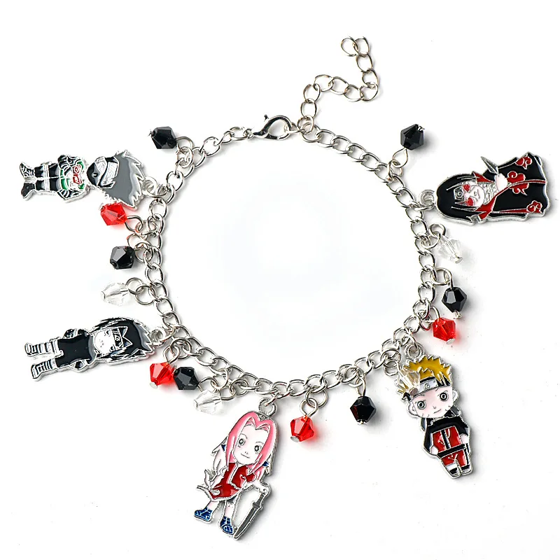 

Anime Naruto Figure Alloy Enamel Bracelet for Fans Jewelry