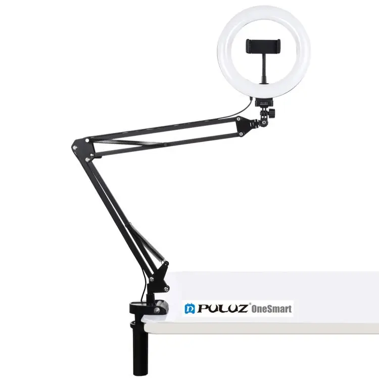 

Portable PULUZ 7.9 inch 20cm Ring Selfie fill led Light with Phone Tablet Stand Holder Photography tiktok Live Broadcast