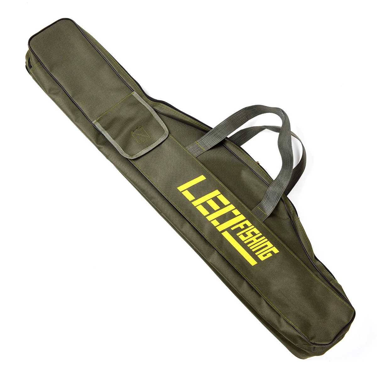 

green/black Foldable large capacity fishing rod bag, Black/green