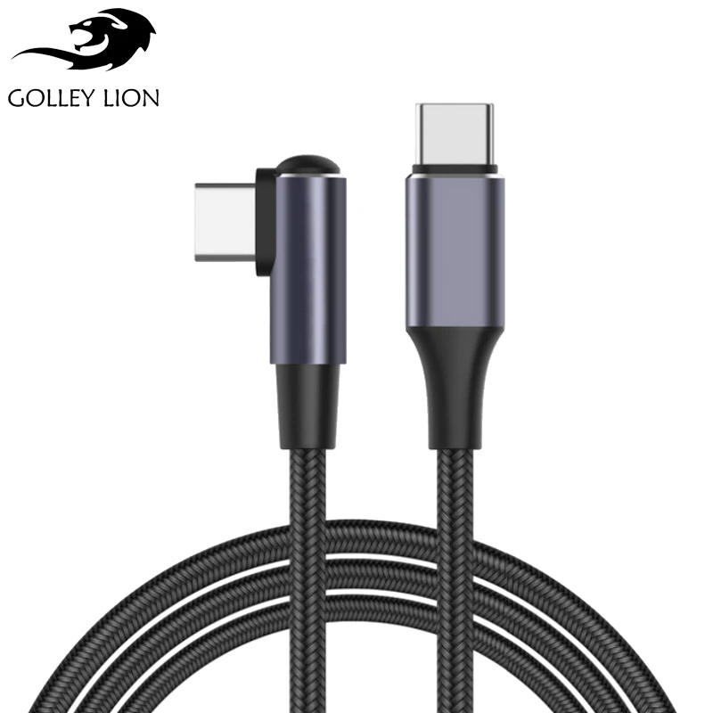 

2021 GOLLEY LION QC4.0 USB Type C To USB C 100W PD Quick Charger Cable, Black