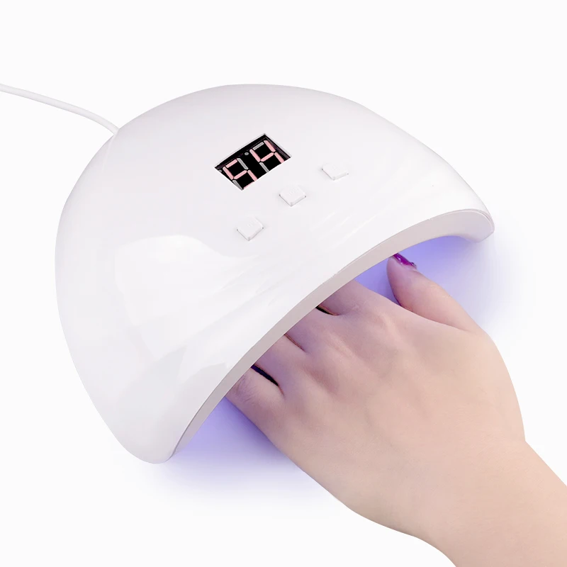 

XZMUV 2021 Custome Patent 88w Portable 18 Led Beads 2 in 1 Led Nail Lamp Nail Dryer usb UV Nail Lamp, White+oem