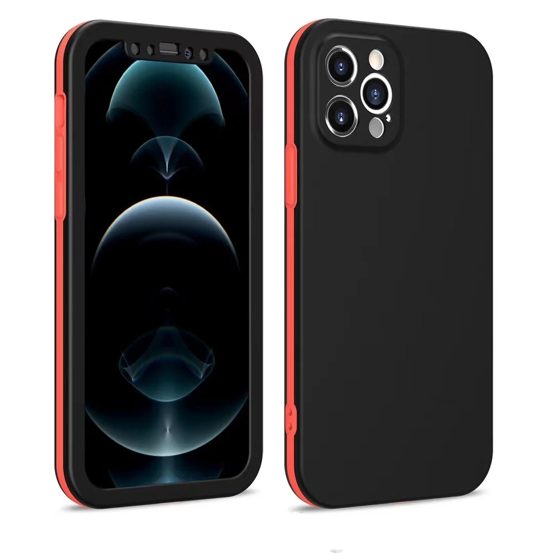 

New Product TPU PC 360 Degree Protective Mobile Phone Accessories Case for iPhone 11 12 Pro Max, 5 colors