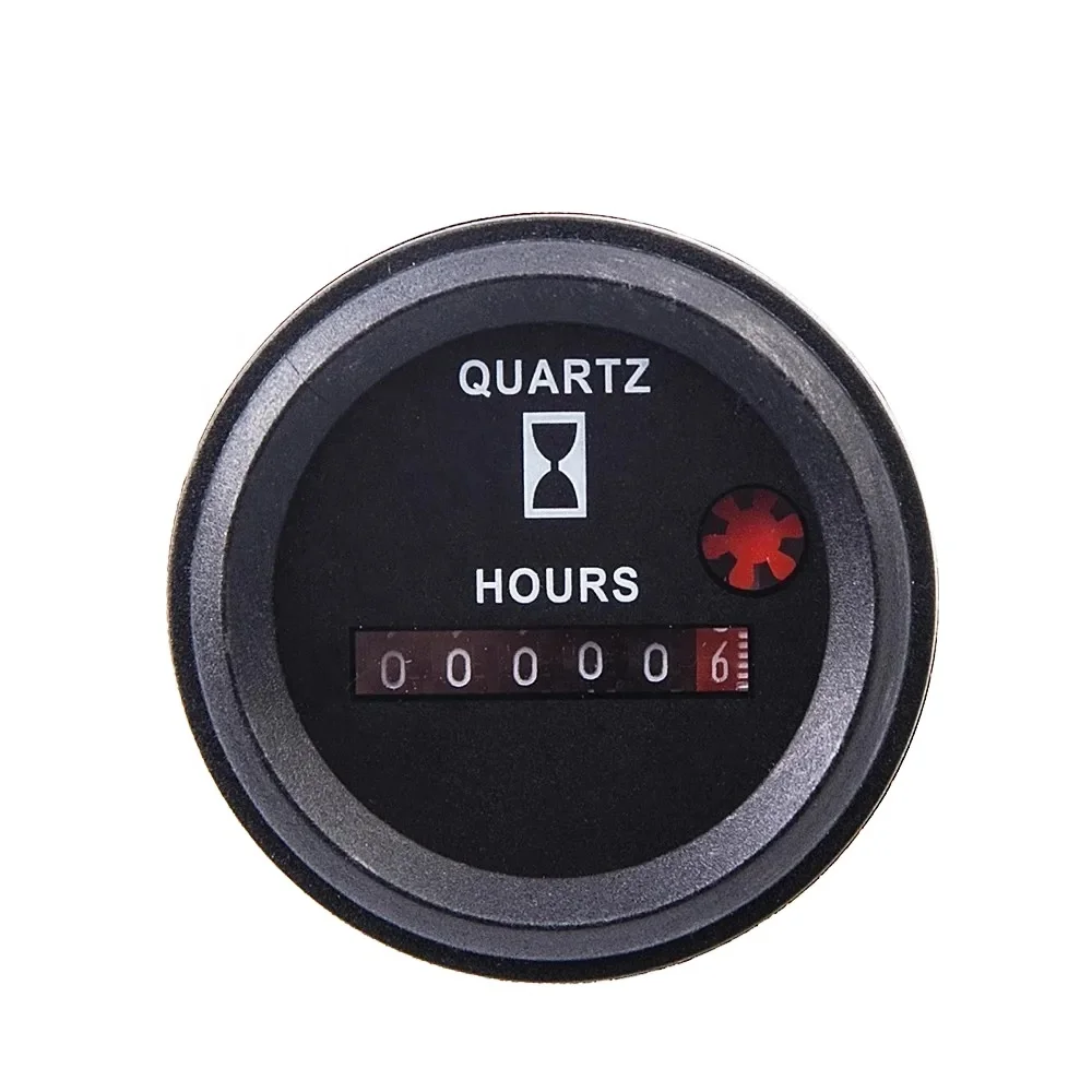 

H748 DC12-36V Hours Counter Excavator Hour Meter Timer Construction Machinery Universal Excavator Engine Accessory Spare Parts
