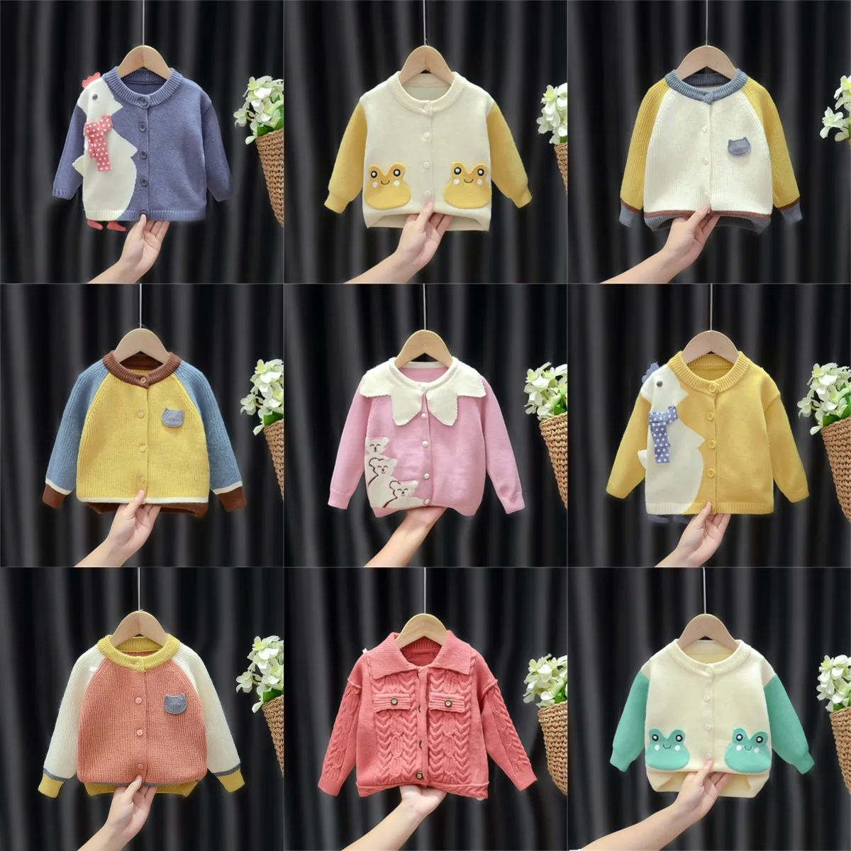 

Wholesale 2021 New High Quality Kids Sweater Children Baby Cotton Sweater