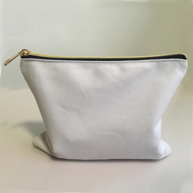 

Eco supermarket hot wholesale blank canvas cosmetic bag white cotton zipper bag cosmetic canvas pouch from factory direct sale, Black, white, gray, green, pink, natural