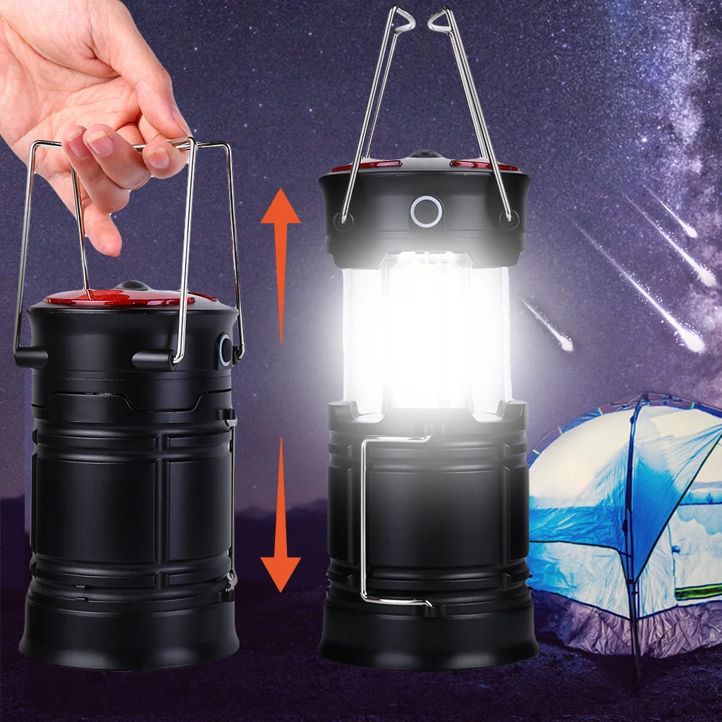 Multifunctional Led Camping Light Emergency Telescopic Tent Hanging