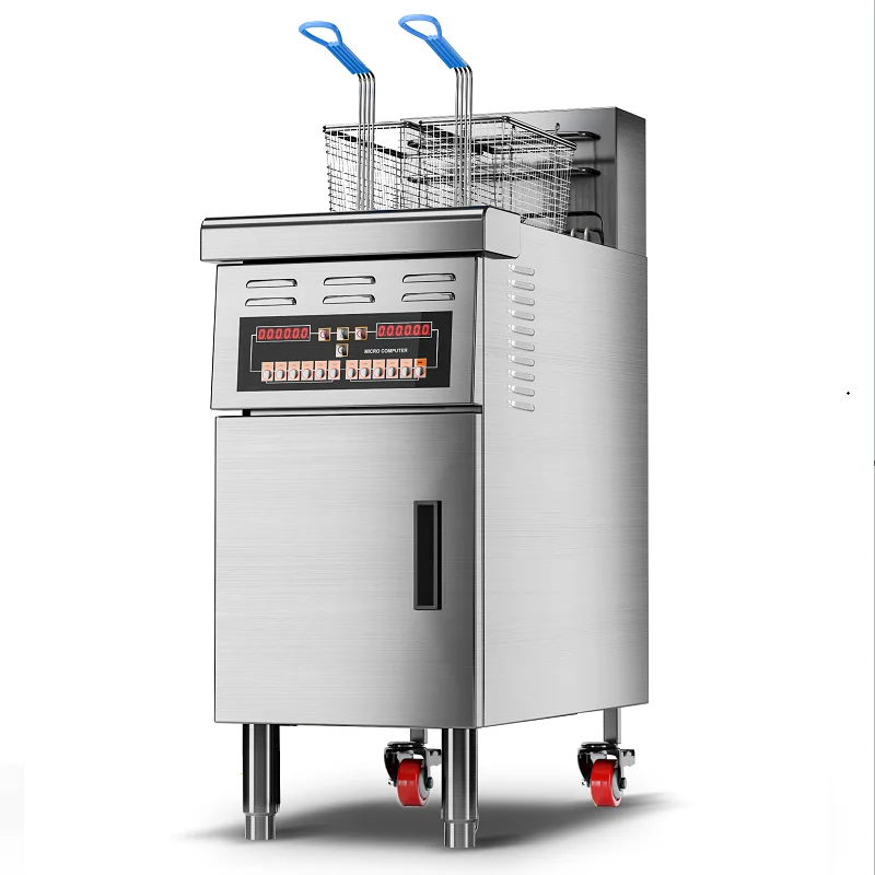 

Fast Food Restaurant Kitchen kfc Fryer Machine Industry Gas/ Electric Deep Fryer For Sale