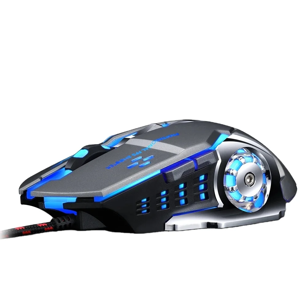 

Professional Wired Gaming Mouse 6 Button 3200DPI LED Optical USB Computer Mouse Game Mice Silent Mouse For PC laptop Gamer