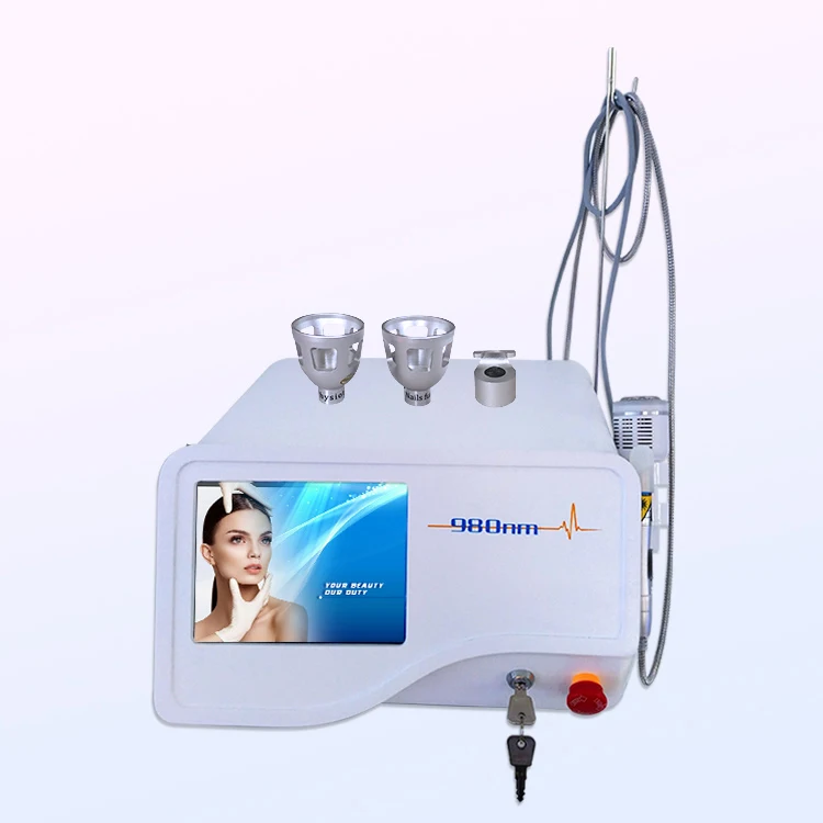 

40W 3 in 1 Blood Vessel Removal Laser 980nm Diode Laser Vascular Cleaner Spider Veins Removal for Beauty Salon Use