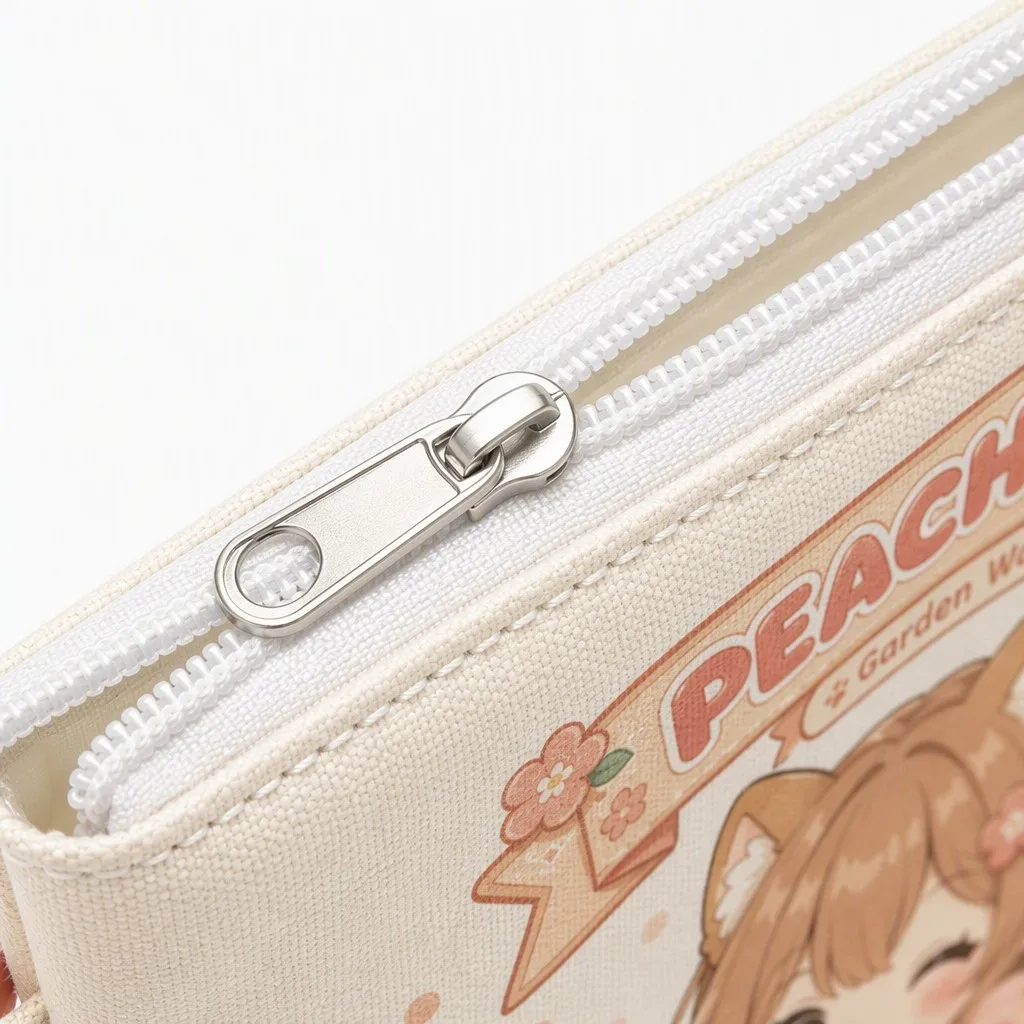 Smooth Glide Nylon Zipper with Polished Metal Slider