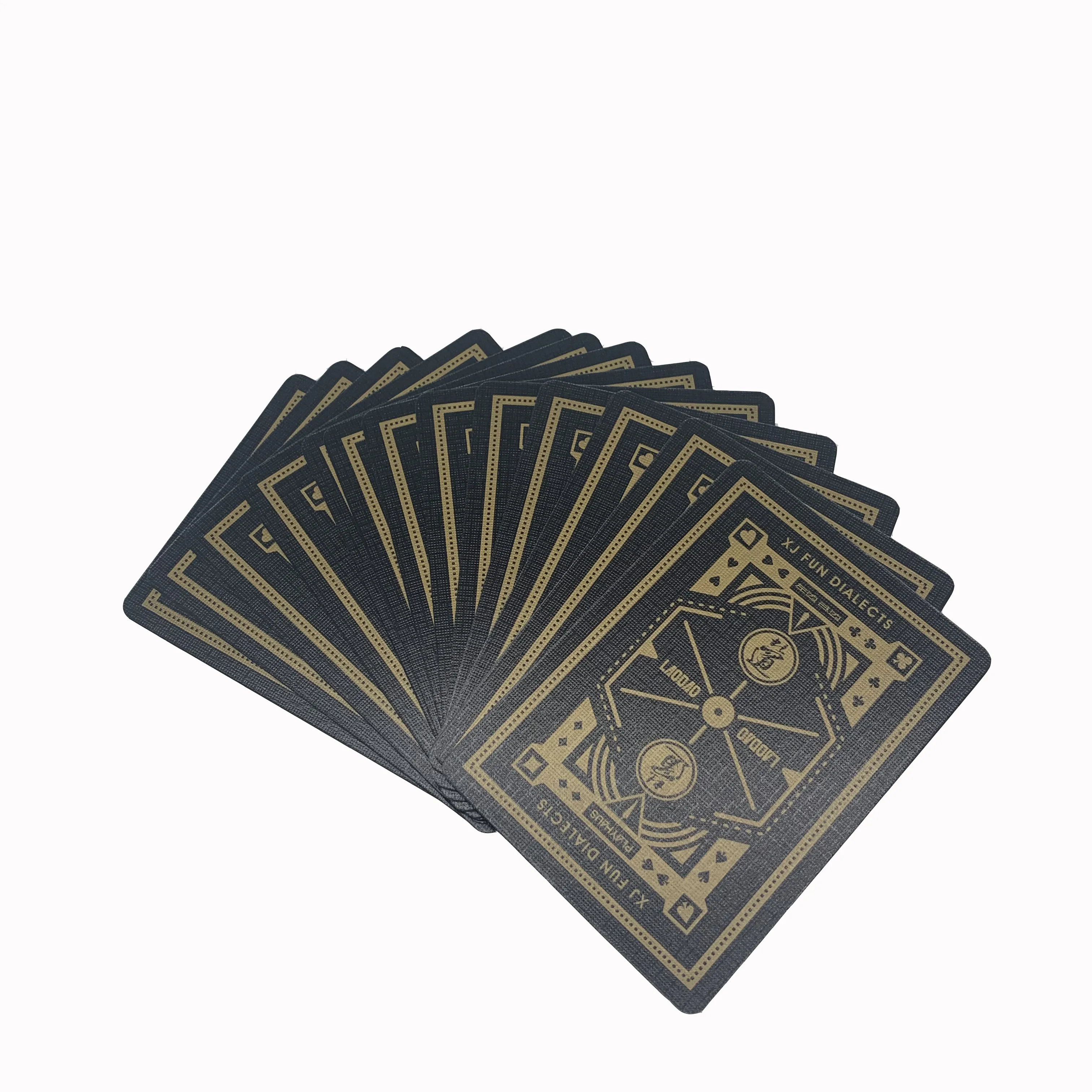 310gsm Black Core Paper Game Cards Custom Printing Standard Size High