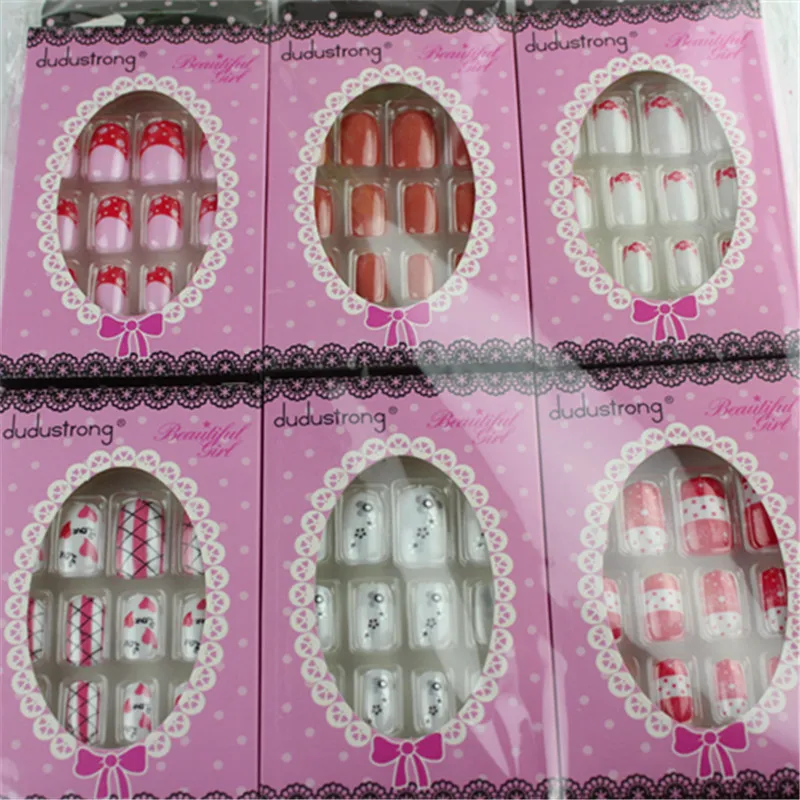 

Nail Art Supplies Set Patch Finished Nail Art Products Wholesale Nail Art Long Round Cute Finger Open Blind Box ABS,ABS 20g