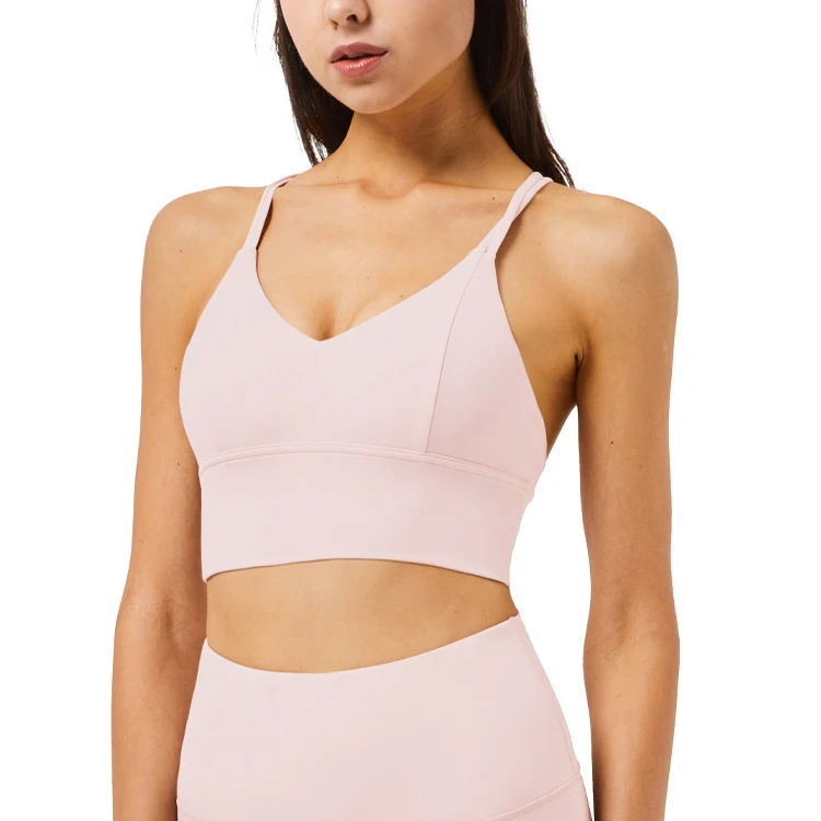 

2021 New High Support Yoga Cross Back Fitness Sports Women Energy Bra, 4 colors