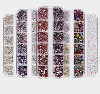 

Wholesale Mixed Crystal Rhinestone Nail Art Jewelry Set Box Nail Art Decoration