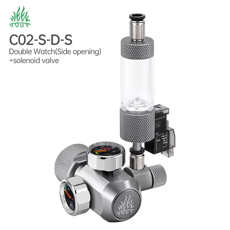 New Design Customized Top Quality Single Gauge Aquarium  Co2 Gas Regulator
