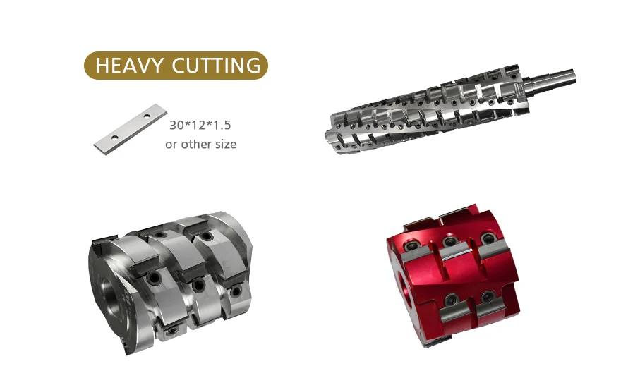 High Precision Spiral Helical Cutter Head Planer Cutterhead For