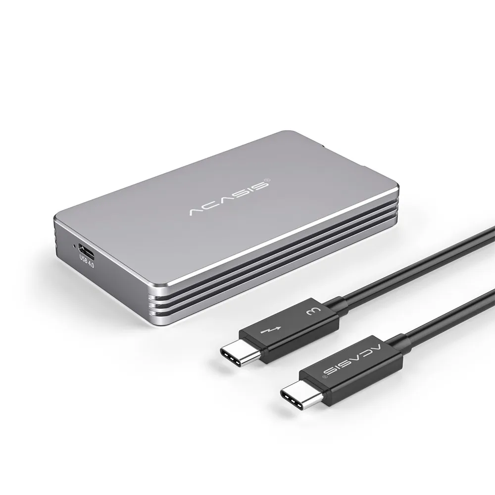 

ACASIS Aluminum Type C Cable USB 4.0 mobile M.2 Nvme Enclosure 40Gbps NVME M.2 SSD Enclosure 4TB For Laptop