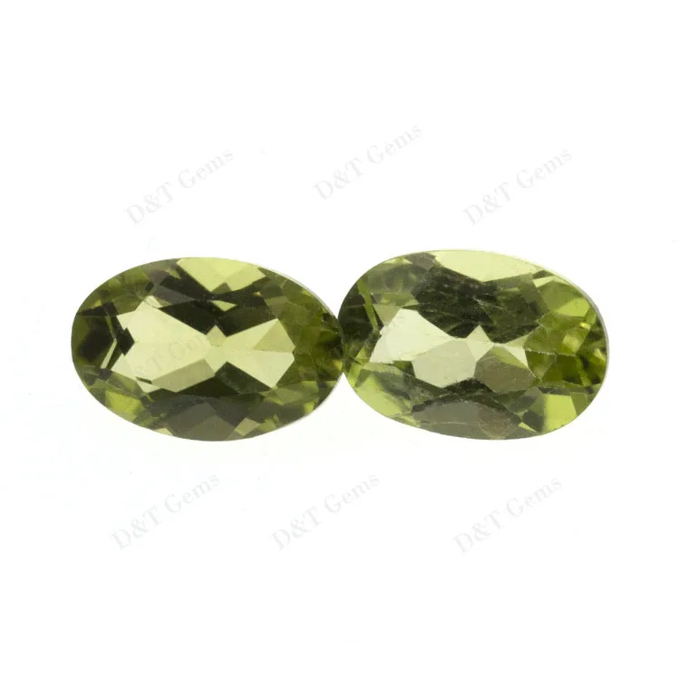 

In Stock Wholesale Price Natural Gem Stone Peridot Customized