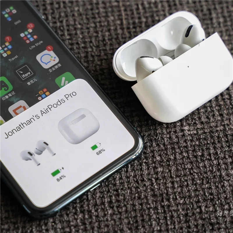 

Top Quality wireless earphone rename GPS siri air pos pro 3 airpots earphones, White