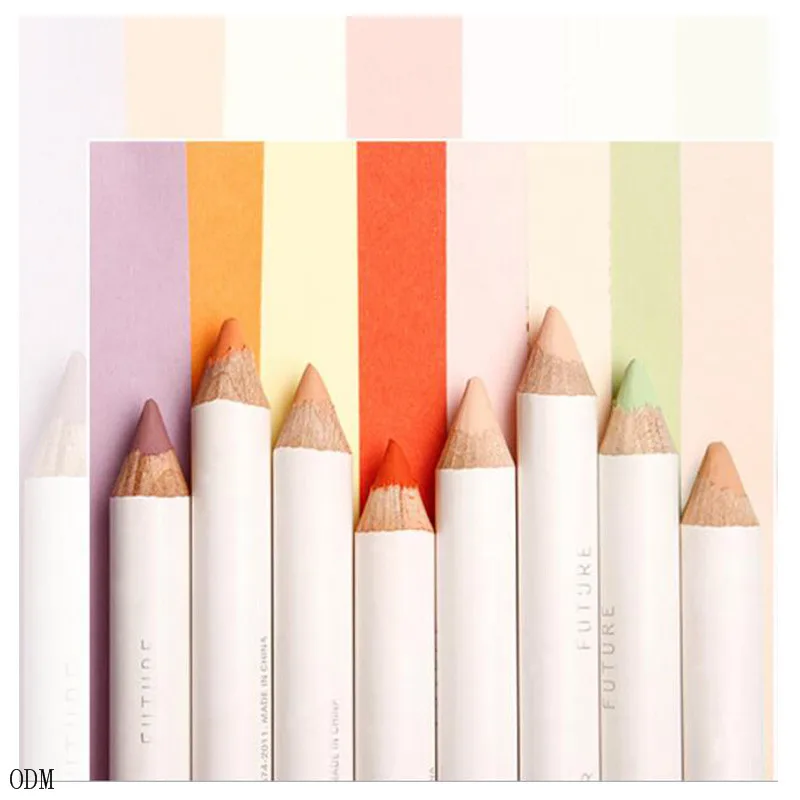 

Hot Selling Brow Concealer Pencil Private Label Custom Wooden Concealer Pen, As picture
