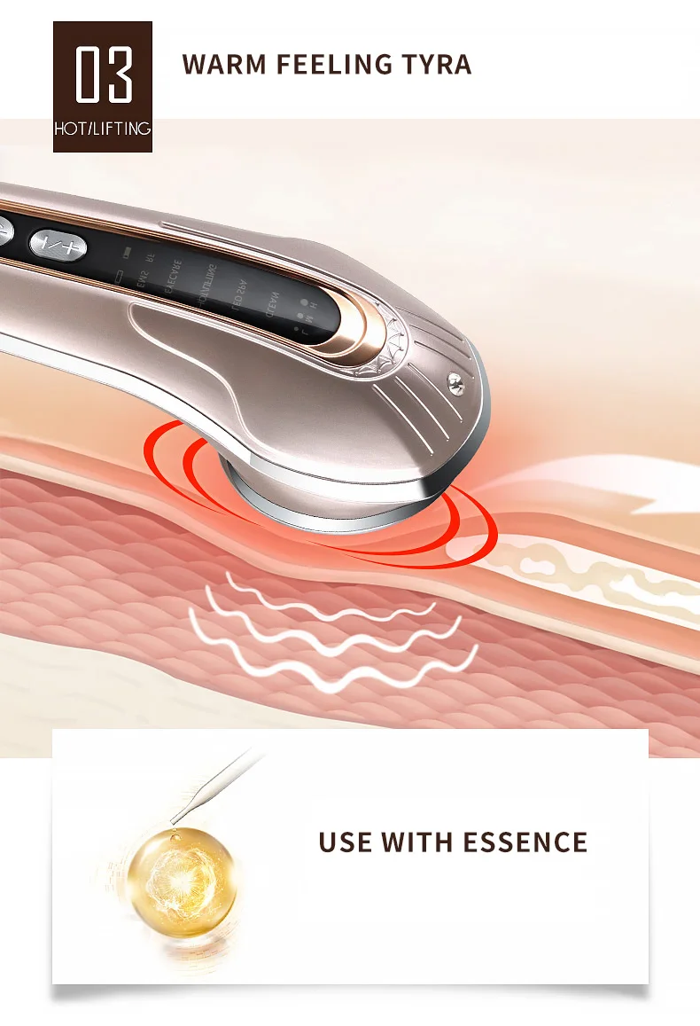 Multi-Functional Beauty Equipment EMS micro current RF color light beauty & personal care