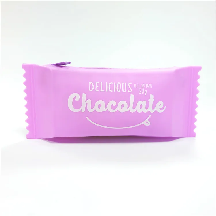 

Wholesale Customized Cosmetic Bag Candy Shaped Silicone Makeup Bag