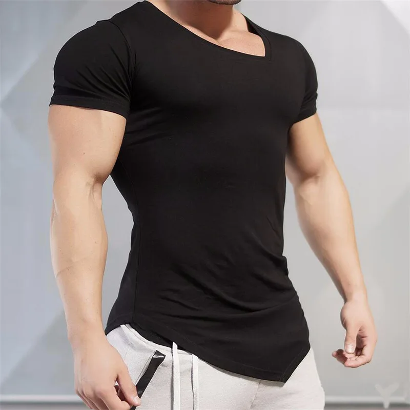 

Man Fitness T-Shirts CPC Certificate 95% Cotton 5% Spandex Fabric Test Report Custom Sport Wholesale Bodybuilding Mens Gym Wear, Multi color optional or customized