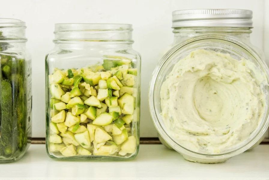 Kitchen Counter with Dill Pickle Mayo and Condiments