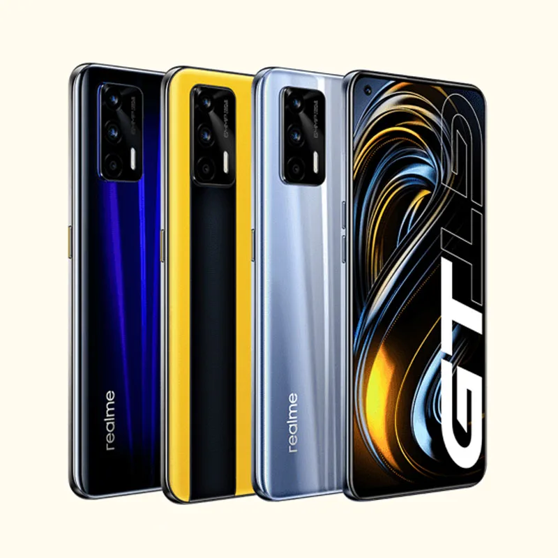 

Realme GT Smartphone Snapdragon 888 120HZ Screen 65w Flash Charging 8G+128G Wi-Fi 6 Enhanced Galaxy Battleship 5G Mobile Phone