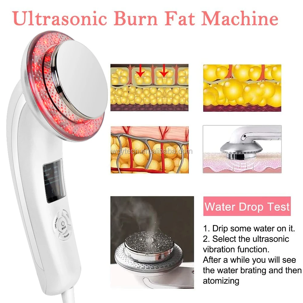 Ultrasonic Handheld Home Use 6 In 1 Rf Ems Beauty Weight Loss Slimming