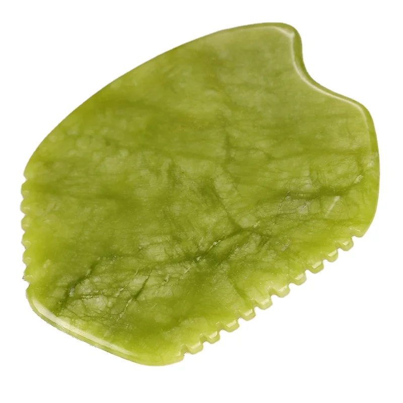 

Real Natural XiuYan Comb Jade GuaSha Advanced Facial massage XiuYan Comb Jade GuaSha high-quality goods XiuYan Comb Jade GuaSha, Green