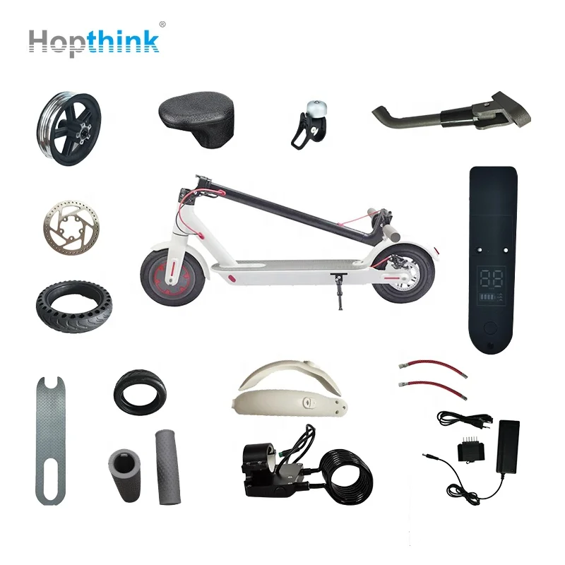 

electric scooter controller mudguard throttle tube tire kickstand charger disc brake all spare parts for m365 8.5inch