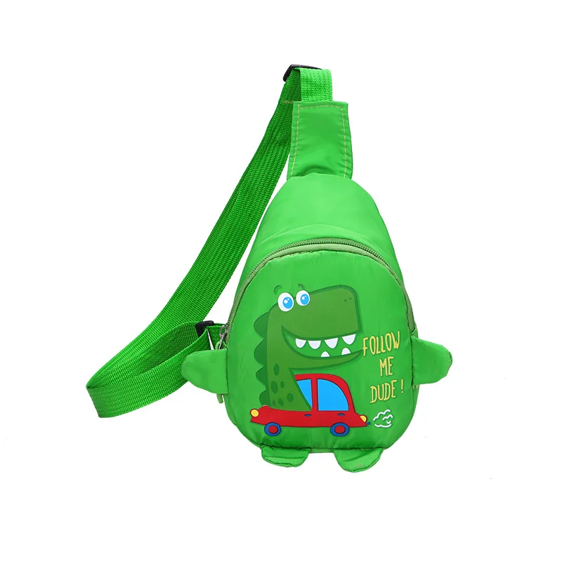 

2021 Fashion Cute Cartoon Crossbody Bag Korea Nylon Kids Chest Bag Children Mini Bag Wholesale