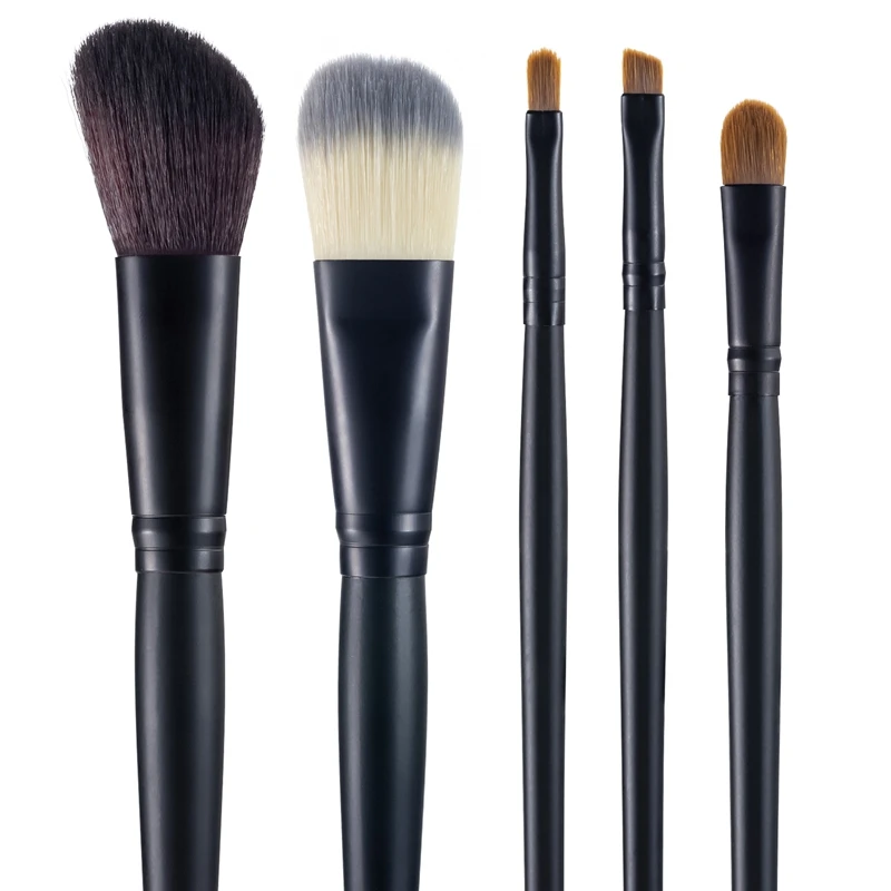 

Private Label Soft Color Luxury Vegan Foundation Makeup Brush Set, Black