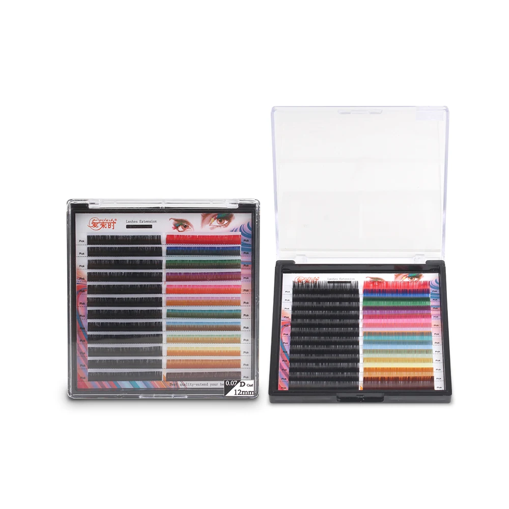 

Wholesale Vendor Flat Individual Extention Matte Korean PBT Fiber Lashes Silk Eyelash Extensions, Natural black