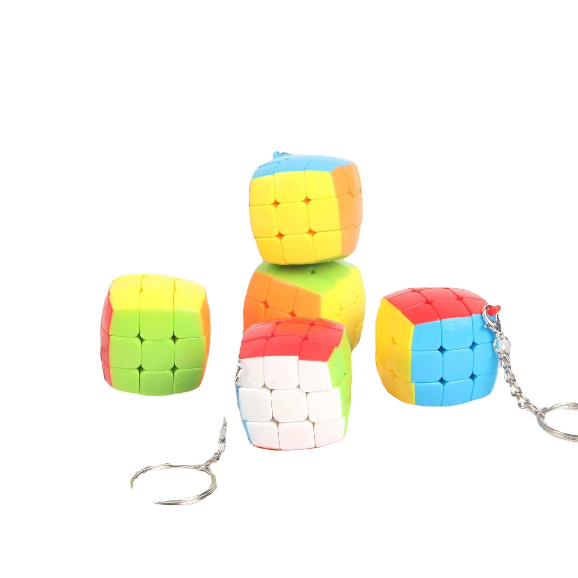 

Mini Rubik's Cube keychain 3cm Pendant Rubik's Puzzle Keychain