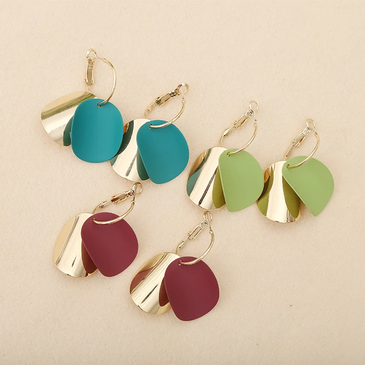 

New fashion drop earrings 925 silver needle alloy Summer earrings for women 2021, More colors