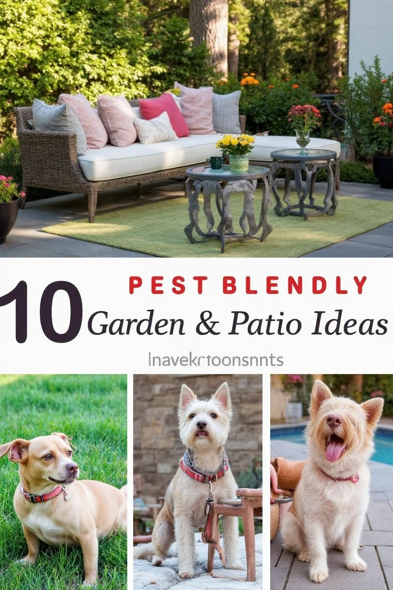 Raised wooden garden bed with cat-safe plants and decorative edging around the base.