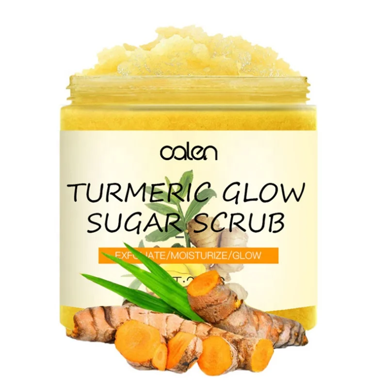 

Best Formula Turmeric body bath Scrub Shea Butter Aloe Sea Salt Exfoliating Dead Skin Facial Scrub Bath Salt Deep Cleansing OEM